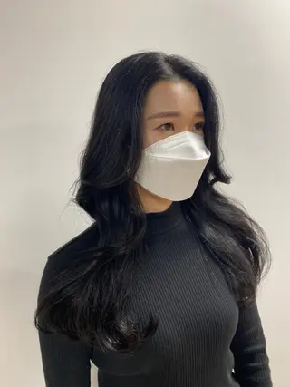 ミディアム カラー 和歌山韓国ヘア🌙 MOEのヘアスタイル