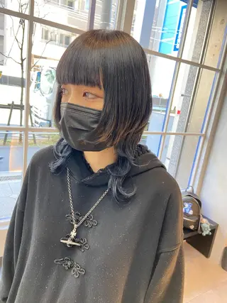 ミディアム カラー レイヤー💧艶髪 💧Syotaのヘアスタイル