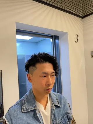 パーマ メンズ メンズパーマ 北原寿樹のヘアスタイル