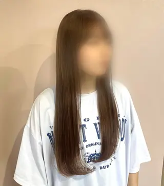 🎀韓国レイヤー/ 🫧暖色/暗髪カラーのヘアスタイル