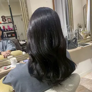 ロング カラー 山本 優音のヘアスタイル