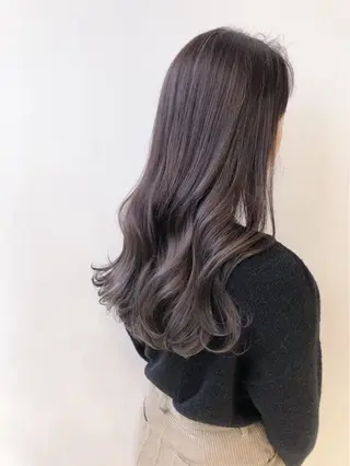セミロング カラー ヘアアレンジ ハイトーン/透明感/ レイヤー/かずや🦁のヘアスタイル