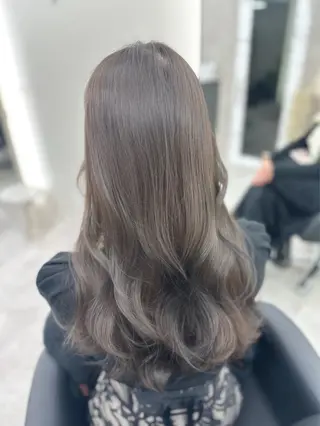 ロング カラー 田之上千尋/透明感 ブリーチなし/韓国風のヘアスタイル