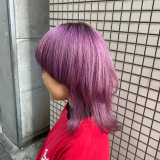 ミディアム 伊東 彩花のヘアスタイル