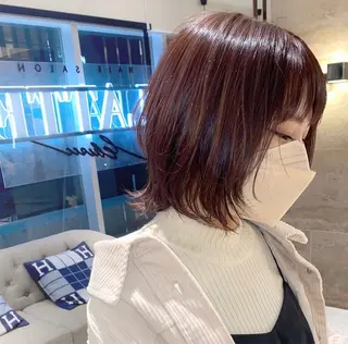 ショート カラー 渋谷　今泉ひろき 髪質改善×美髪矯正のヘアスタイル