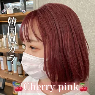 ミディアム カラー 渋谷/ボブ×髪質改善 輝来のヘアスタイル