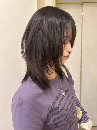 ミディアム hair&eye🎀 /momoKaのヘアスタイル