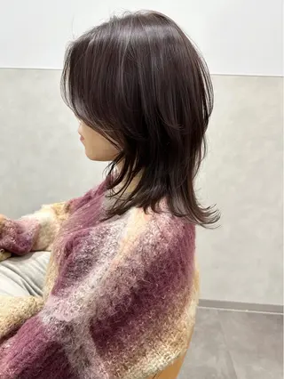 ミディアム カラー ENDO Kのヘアスタイル
