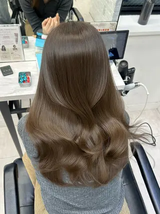 ロング カラー 透明感カラー 古山 結季🌙🖤のヘアスタイル