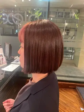 ショート 前さこ 結衣のヘアスタイル