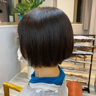 ショート 透明感カラー✨ 酸性ストレート特化のヘアスタイル