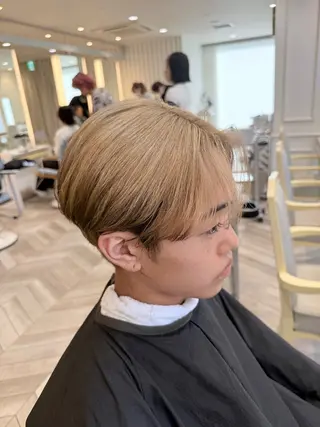 カラー メンズ 透明感カラー🫧 幕内梨乃亜のヘアスタイル