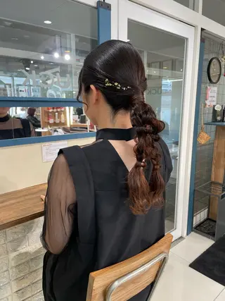 ヘアアレンジ ♚Honoka♚ ヘアセットのヘアスタイル