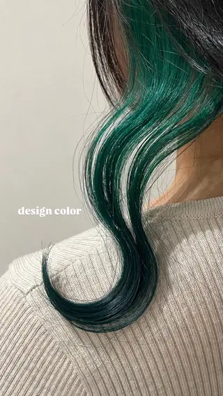 カラー 米澤 奈央のヘアスタイル