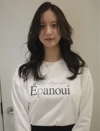 ロング カラー opus 店長大和 レイヤー/赤み消しのヘアスタイル
