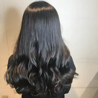 ロング 烏丸韓国ヘア🇰🇷 ayaka🎀のヘアスタイル