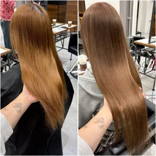 ロング カラー KEISUKE🐶 カラー✨エクステのヘアスタイル