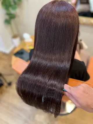 ロング ⚪️髪質改善 縮毛 店長 コウ⚪️のヘアスタイル