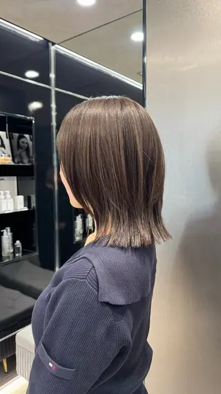 ミディアム 川田大輝 ナチュラルモードのヘアスタイル