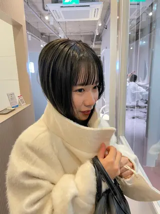 ミディアム 立野 莉央のヘアスタイル