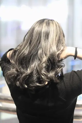 ミディアム 髪質改善酸性縮毛矯正 酸性ストレート◎鈴木のヘアスタイル