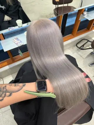 ロング カラー 高島 凜のヘアスタイル