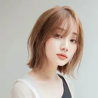 ショート カラー 韓国/ボブ/レイヤー /髪質改善/まさ❣️のヘアスタイル