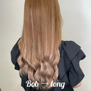 ロング ENA💗NEXT /ハイトーンエクステのヘアスタイル