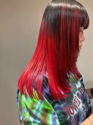 ロング カラー 🌈🌸あおき みちる🌟💗のヘアスタイル