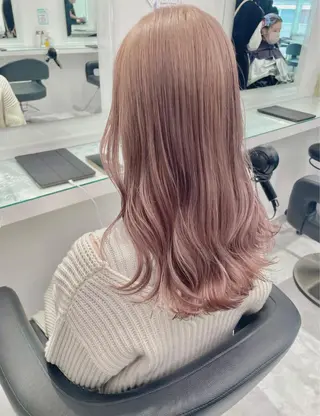 ロング カラー ハイトーン艶カラー 🤍ゆうひのヘアスタイル