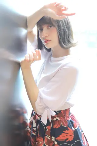 ミディアム 髪質改善酸性縮毛矯正 酸性ストレート◎鈴木のヘアスタイル