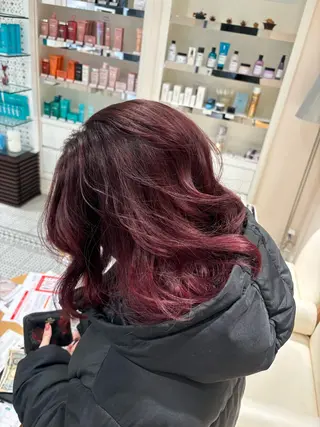 カラー 間島 叶のヘアスタイル