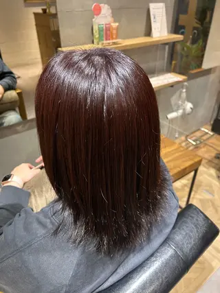 セミロング 金澤 七海のヘアスタイル
