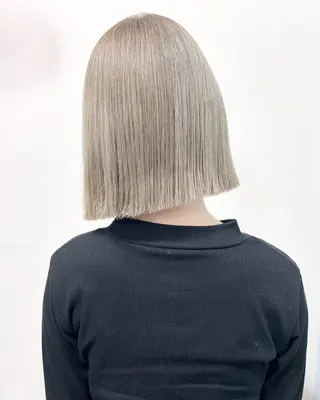 ミディアム カラー 【姫路】羽エクステ/ ブリーチ/HINAのヘアスタイル