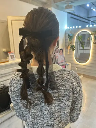 ロング ヘアアレンジ Gisel みらののヘアスタイル