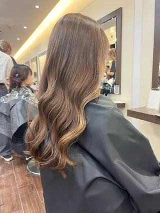 カラー カットパーマ 🌀あさみのヘアスタイル
