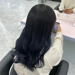 ロング レイヤー×透明感カラ ーHAYATOのヘアスタイル