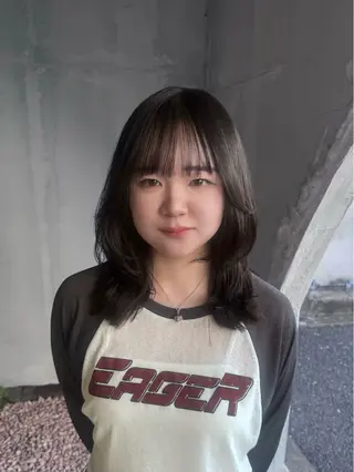 セミロング ウルフ/レイヤー /髪質改善 ナユタのヘアスタイル