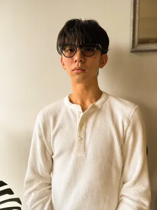 ショート ボブレイヤー募集中 出島　凜平のヘアスタイル