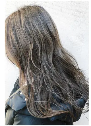 ロング カラー 髪質改善/顔まわり 石原のヘアスタイル