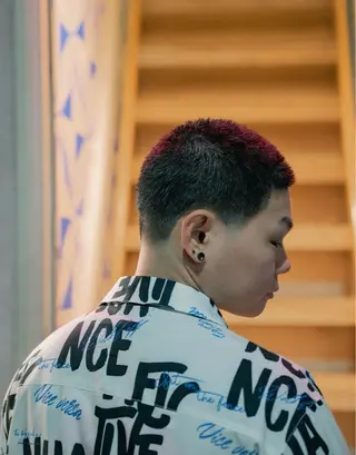 ショート カラー パーマ メンズ 🔗メンズサロン🔗 Kieのヘアスタイル