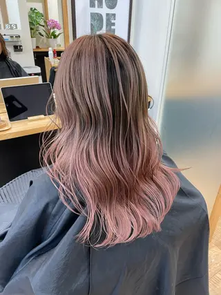 ミディアム カラー ブリーチ👩🦳/ ✂︎MANAMIのヘアスタイル