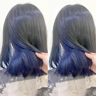 ミディアム カラー ハイトーン🎀 暖色系カラー🎀愛美のヘアスタイル