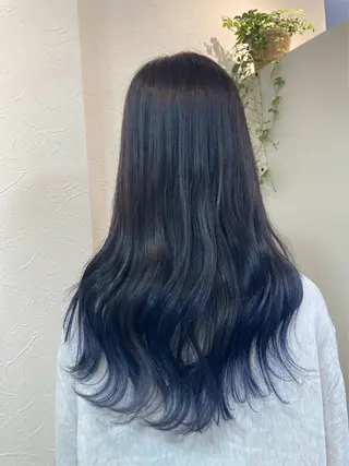ロング 池岡 洋子のヘアスタイル