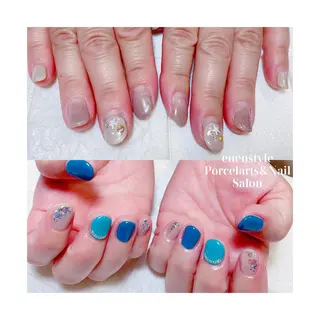 ショート ネイル 👑enen style👑のネイルデザイン