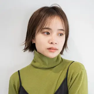 ショート 天王寺韓国ヘア 小山歓実のヘアスタイル