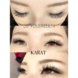 マツエク・マツパ ★KAEDE★伊勢崎 【KARAT】のマツエク・マツパデザイン