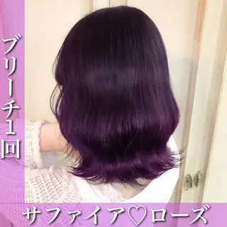 ミディアム カラー 髪質改善/縮毛矯正/ トリートメント/庭田のヘアスタイル