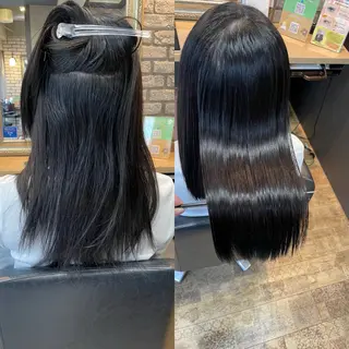 セミロング 美髪整形✨髪質改善 ✨中村弘仁/チーフのヘアスタイル