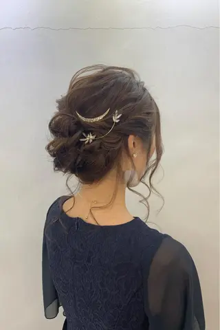 ミディアム カラー ヘアアレンジ Aloa透明感ヘア ♡kanami♡のヘアスタイル